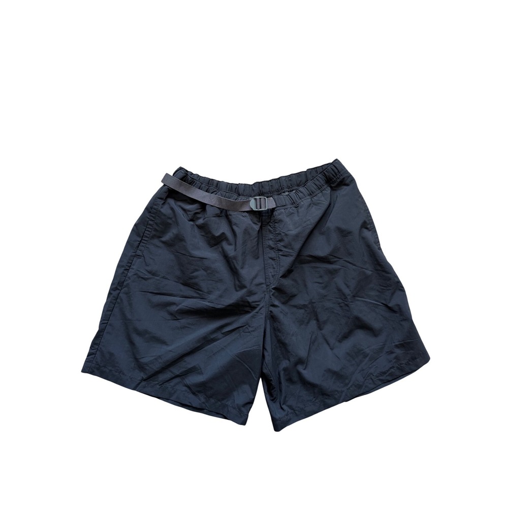Columbia Field Gear Shorts Mens XL Black‎ Omni-Shade Nylon Mesh Lined Belted